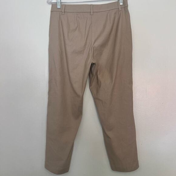J.Jill Stretch Linen Blend High Rise Straight Leg Minimalist Cropped Pants SZ 6 - Picture 9 of 12